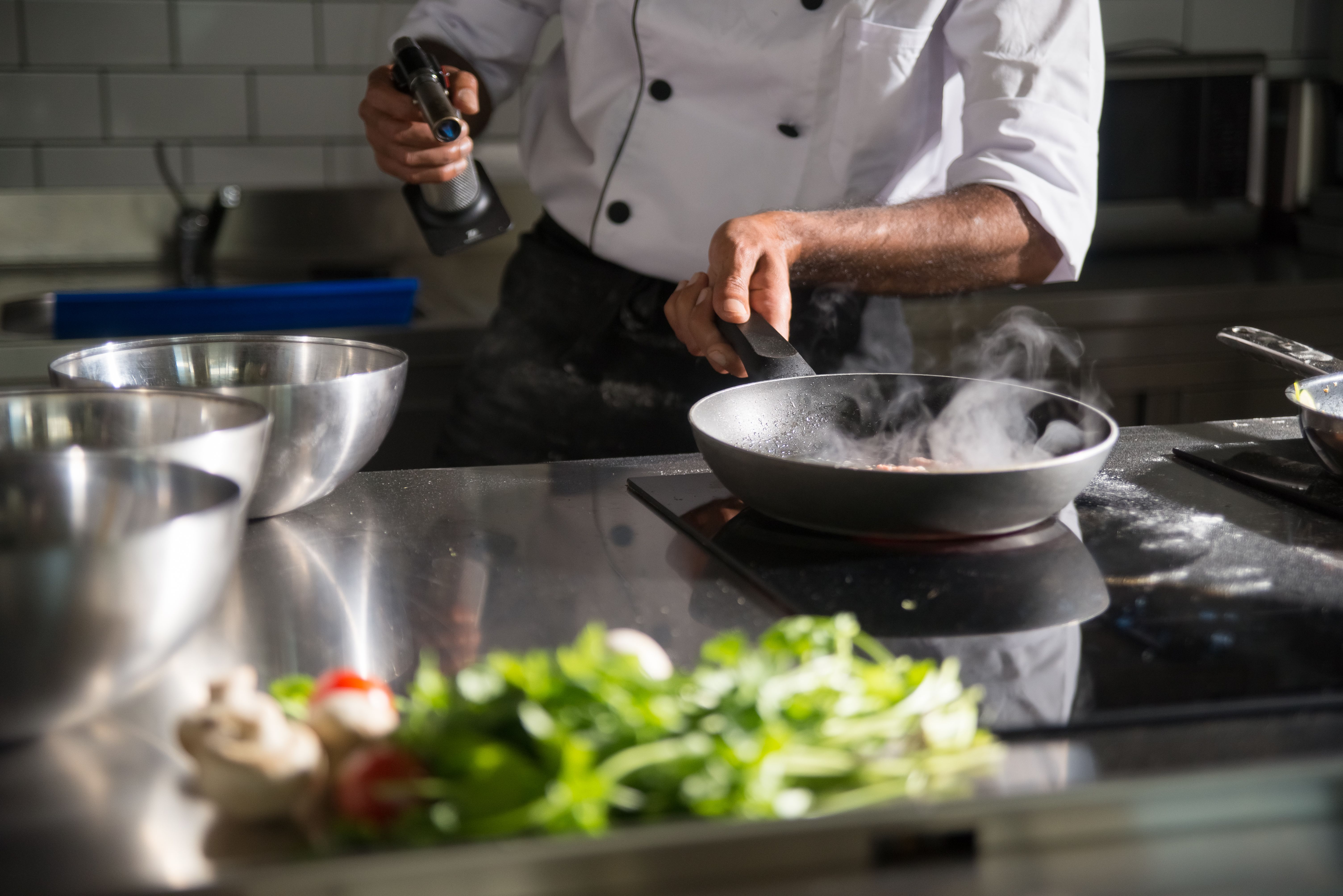 Chef Link Nigeria chef at work in a Lagos kitchen